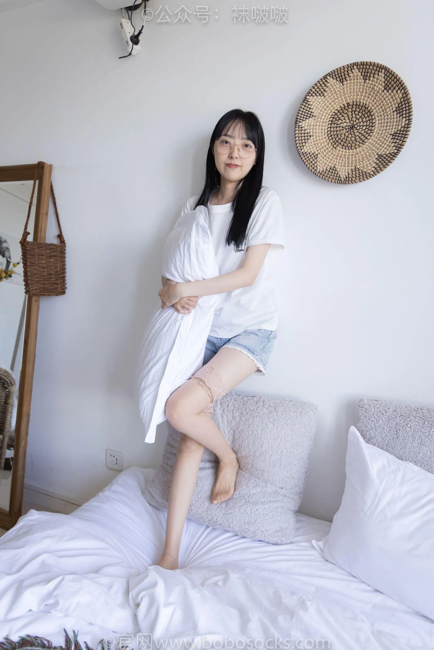 [BoBoSocks袜啵啵]NO.086 稚予-平底鞋、过膝肉丝 [130P]插图8